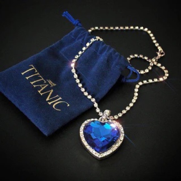 TITANIC Heart of the Ocean replica necklace - Picture 1 of 4